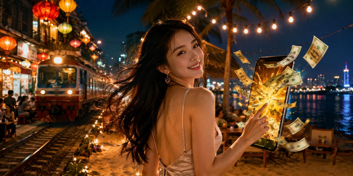 Người dùng tại Sài Gòn xem ưu đãi cashback trên điện thoại di động